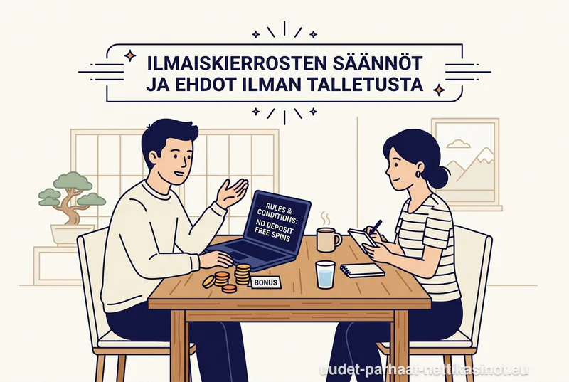 Ilmaiskierrosten säännöt ja ehdot ilman talletusta