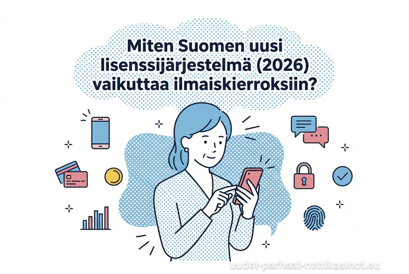 Miten Suomen uusi lisenssijärjestelmä (2026) vaikuttaa ilmaiskierroksiin?